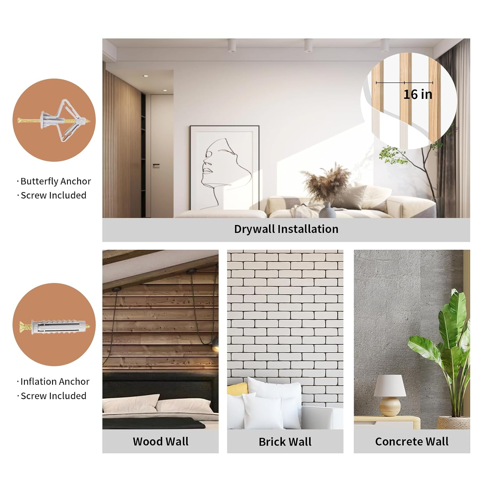 Wall-Mounted Cat Stairway with Jute Scratching Posts - 4 Steps, Solid Walnut Wood, Easy Install