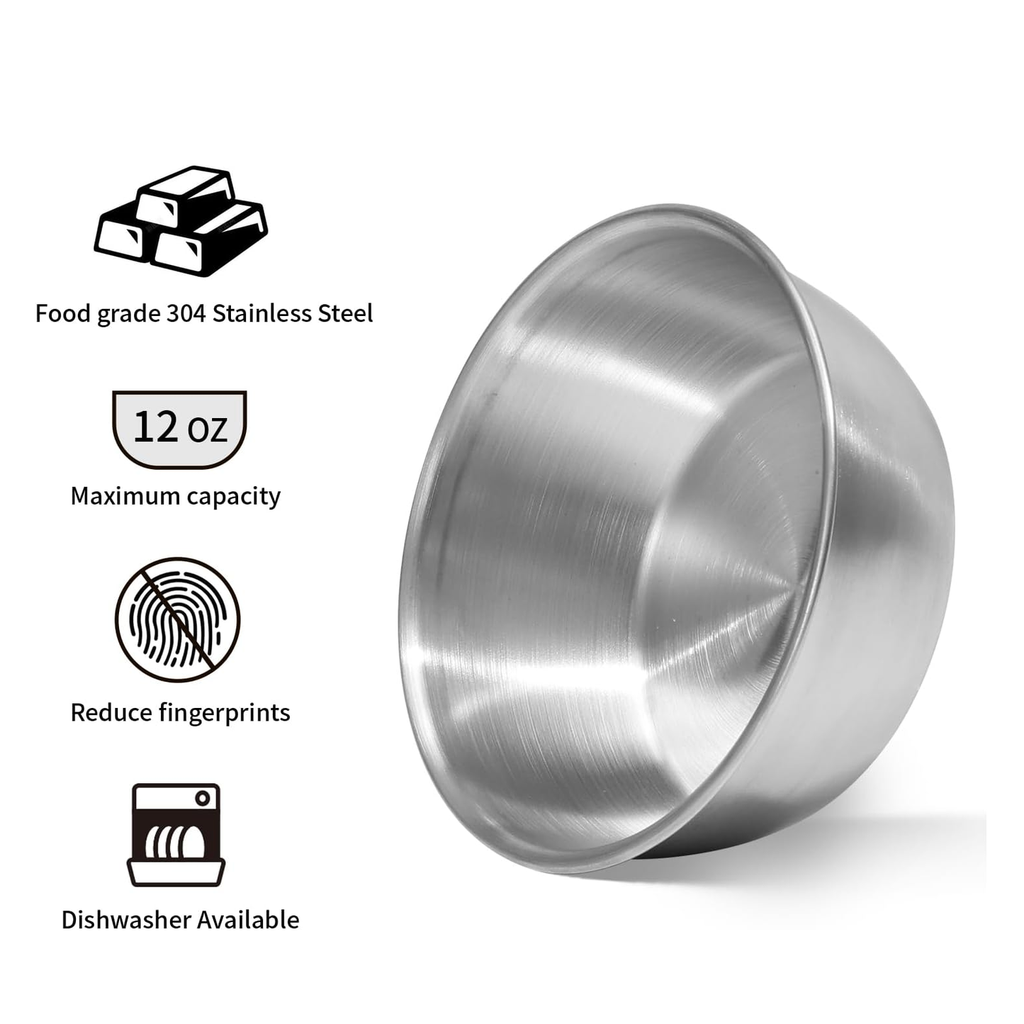 Elevated Cat Bowls - 15° Tilt, Stainless Steel, Rubber Wood Stand - Promotes Healthy Digestion, Minimizes Whisker Fatigue