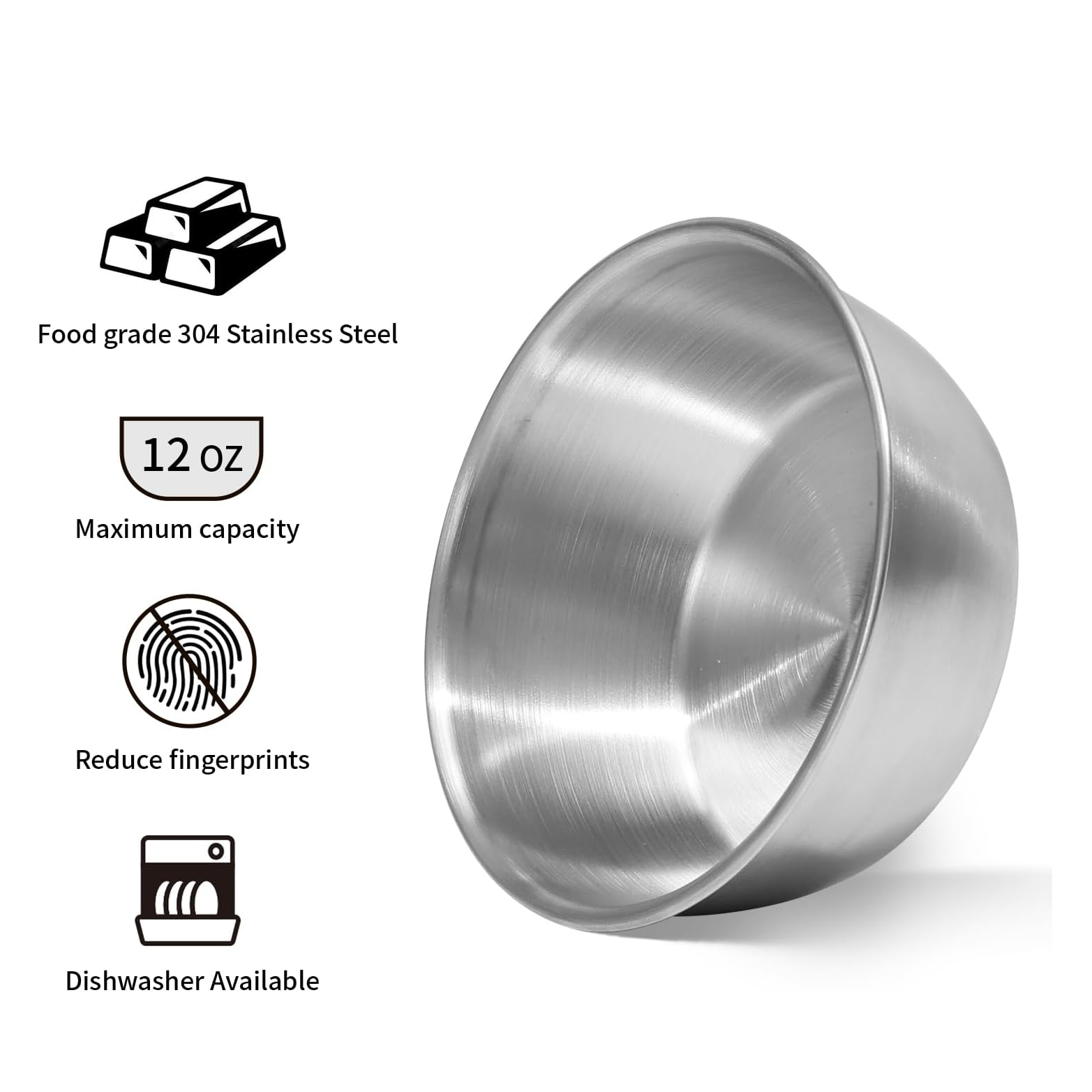 Elevated Cat Bowls - 15° Tilt, Stainless Steel, Rubber Wood Stand - Promotes Healthy Digestion, Minimizes Whisker Fatigue