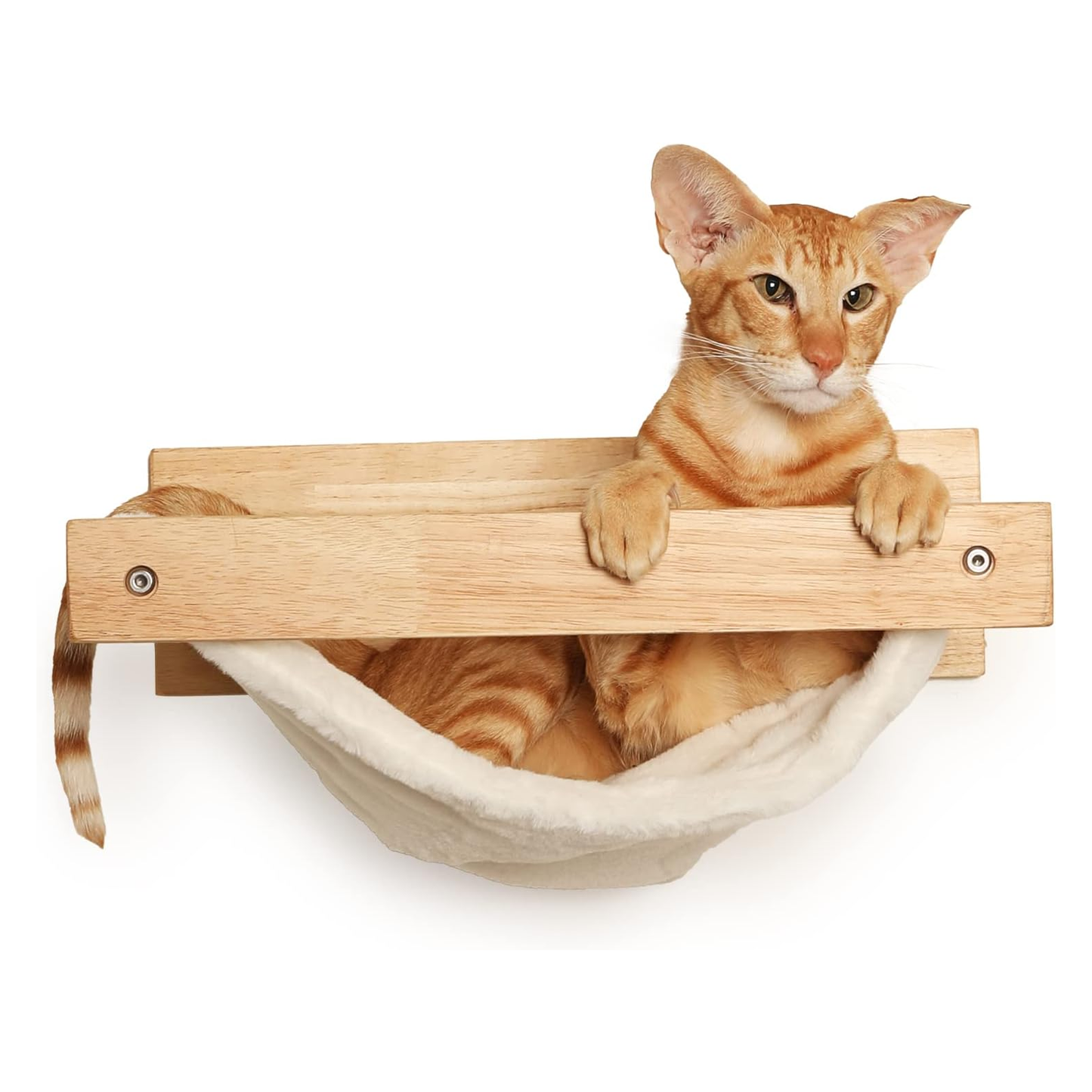 Premium White Flannel Cat Hammock Covers (2 PCS) - Compatible with Model 022, Superior Comfort and Style