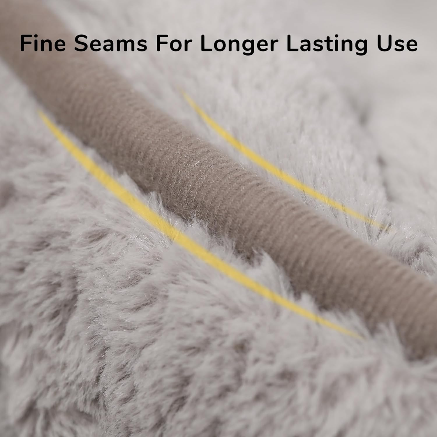 Reversible Cat Bed for Indoor Cats, Deep Sleep Puppy Bed, Multi-Season Kitten Bed, Roomy Small Dog/Bunny Bed