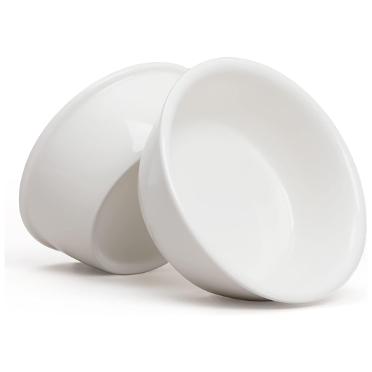 Ceramic Pet Bowl Set (2-Pack) for CC50/CC70/CC80 | Microwave & Dishwasher Safe | 5.4" Wide