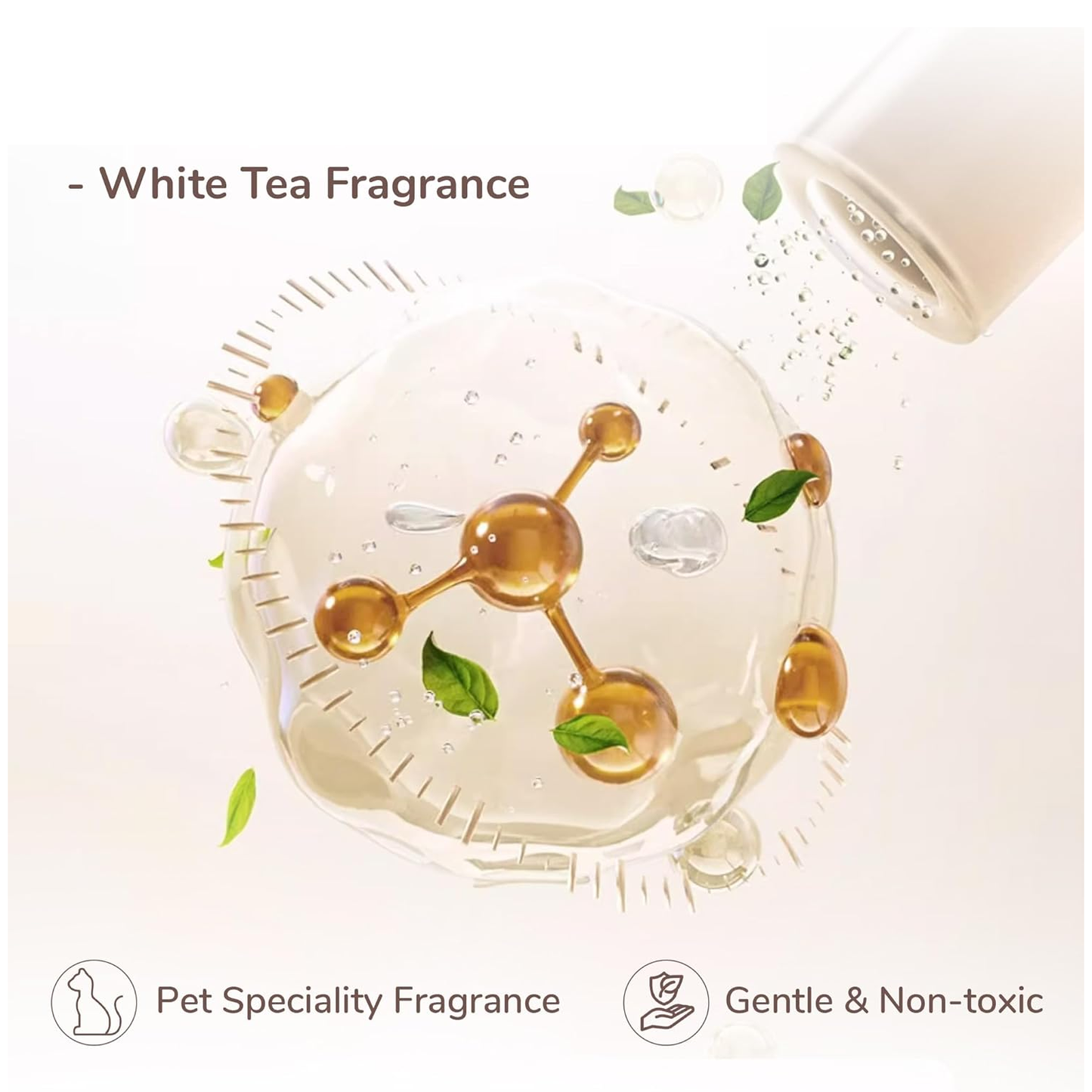 Mixed Tofu Cat Litter - White Tea Scented Tofu & Bentonite Cat Litter, Ultra-Absorbent, Low Dust, Flushable, 18 lbs (3 Packs)