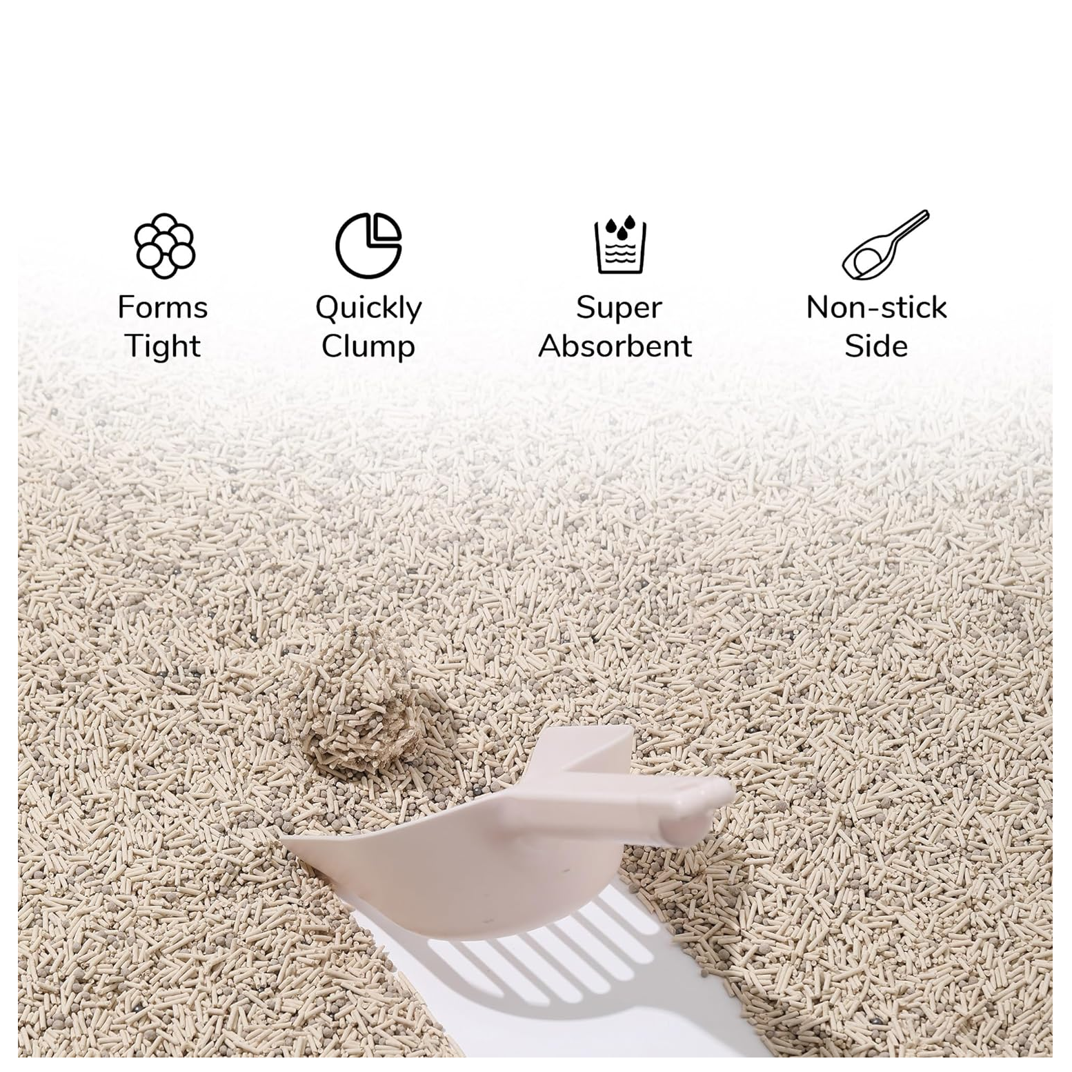 Mixed Tofu Cat Litter - White Tea Scented Tofu & Bentonite Cat Litter, Ultra-Absorbent, Low Dust, Flushable, 18 lbs (3 Packs)