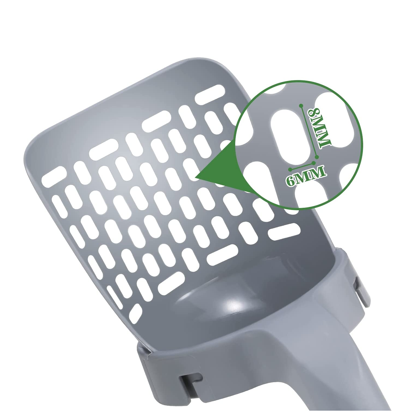 Large Self-Cleaning Cat Litter Scoop with Waste Bin & Refill Bags - Durable & Efficient