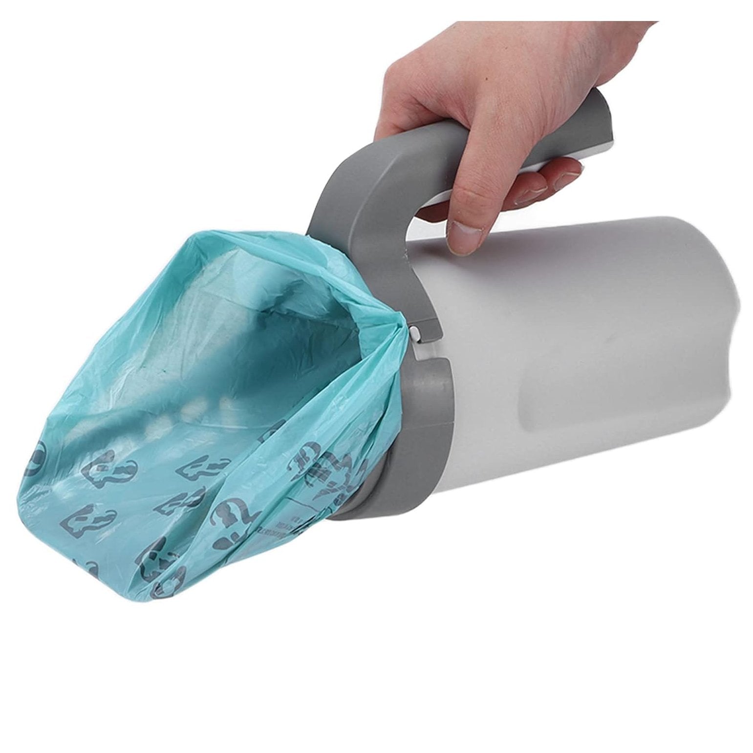 Cat Litter Scooper / Shovel with Waste Bin and Refill Bags, Mess-Free Cleaning