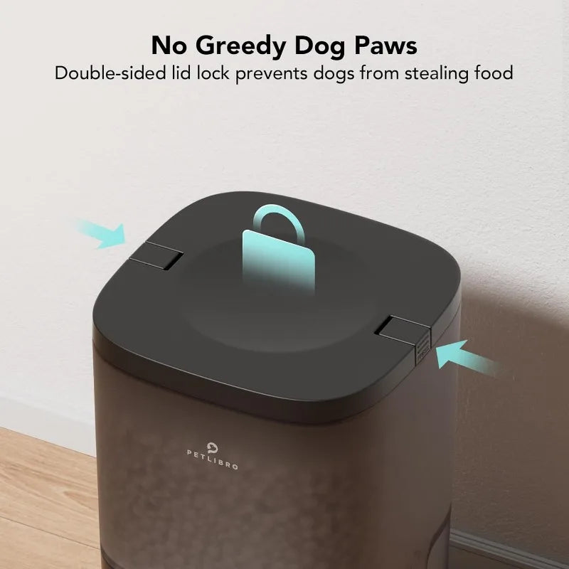 PETLIBRO 6L Automatic Dog Feeder with Timer, Voice Recorder, and Anti-Clogging Design