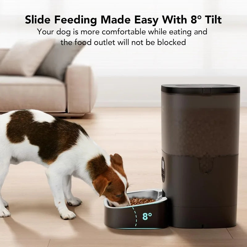 PETLIBRO 6L Automatic Dog Feeder with Timer, Voice Recorder, and Anti-Clogging Design