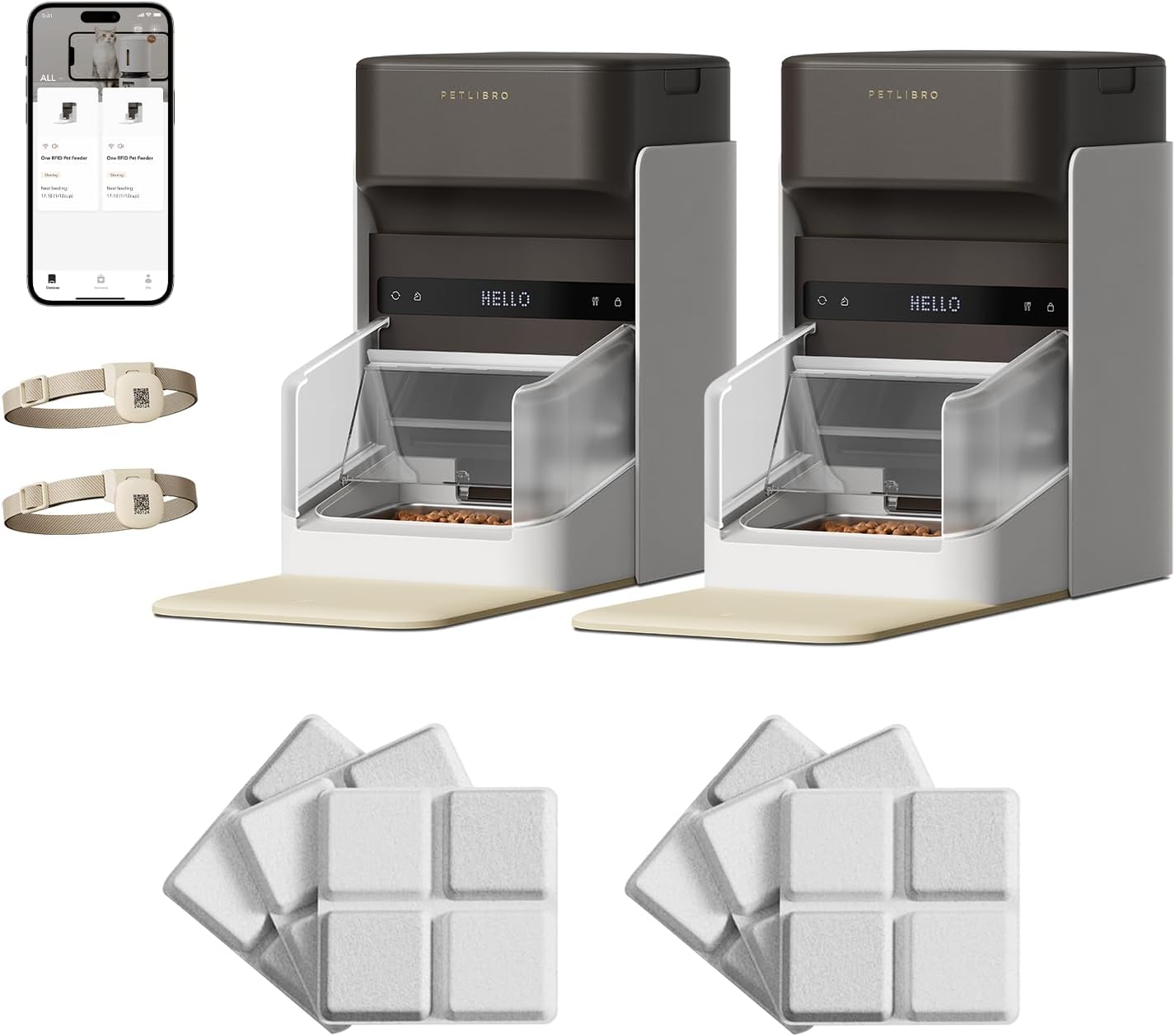 Smart RFID Pet Feeder | One Pet, One Feeder | App-Controlled & Wi-Fi Enabled  pen_spark