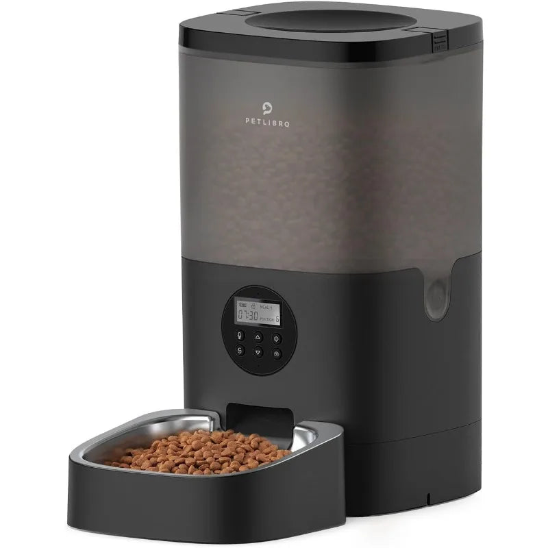 PETLIBRO 6L Automatic Dog Feeder with Timer, Voice Recorder, and Anti-Clogging Design