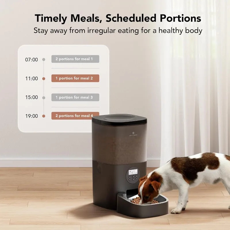 PETLIBRO 6L Automatic Dog Feeder with Timer, Voice Recorder, and Anti-Clogging Design